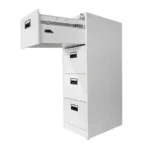 4-Drawers Metallic Steel Cabinet - Image 3
