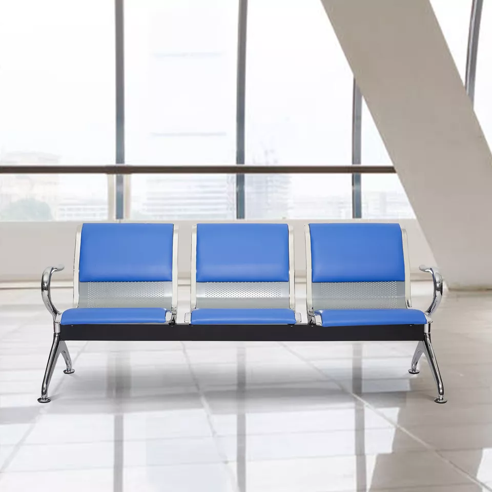 s-l960-71.webp Modern 3-link reception bench - Image 1