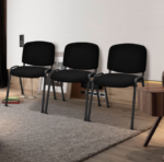 Tosca Office Visitor Chair (Black) - Image 2