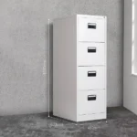 4-Drawer Metallic Office Cabinet - Image 4