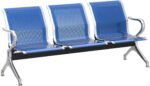 Three Seater Office Reception Bench with cushioned seating, sturdy frame, and modern design.