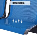 Three Seater Office Reception Bench with cushioned seating, sturdy frame, and modern design.