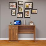 A modern 120cm x 60cm workstation with a sleek design, featuring a spacious surface, sturdy frame, and ample legroom, perfect for home offices or smaller spaces.