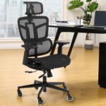 Ergonomic staff orthopedic seat with adjustable features and lumbar support for comfort and posture.