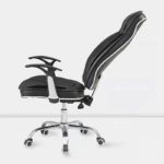 Ergonomic Home Office Executive Task Seat with adjustable features, breathable mesh, and smooth-rolling casters.