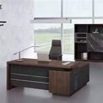 A 1600mm Mahogany Executive Desk with a polished finish, spacious work surface, and multiple drawers for secure storage, designed for professional office environments.
