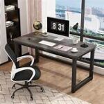 Generic 1.2M Computer Office Desk with spacious surface, cable management, and modern design.