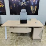 1800mm Office Furniture Desk with spacious surface, durable frame, and built-in storage options, ideal for modern workspaces.