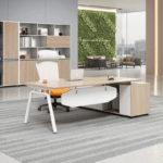 1800mm Office Furniture Desk with spacious surface, durable frame, and built-in storage options, ideal for modern workspaces.