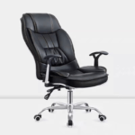 Ergonomic Home Office Executive Task Seat with adjustable features, breathable mesh, and smooth-rolling casters.