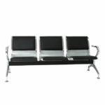 3Link Padded Waiting Bench with comfortable cushioned seats and sturdy frame for reception areas and waiting rooms.