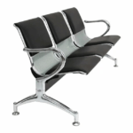 3Link Padded Waiting Bench with comfortable cushioned seats and sturdy frame for reception areas and waiting rooms.