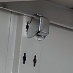 Steel Filing Office Cabinet with secure safe box, multiple filing drawers, and durable steel construction for organized and protected office storage.