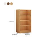 4-Shelves Vertical Book Rack with a sleek design, offering efficient storage for books, magazines, and decorative items.
