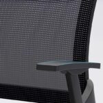 Foldable Padded Task Chair with ergonomic design, soft cushioning, black finish, and space-saving foldable feature, perfect for office use.