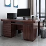 Modern 1.2m Executive Office Desk with a spacious tabletop and ergonomic design.