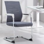 Office Visitor Waiting Chair with ergonomic design, padded seat, and backrest, offering comfort and style for professional spaces.