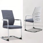 Office Visitor Waiting Chair with ergonomic design, padded seat, and backrest, offering comfort and style for professional spaces.