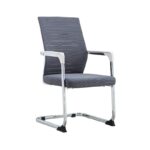 Office Visitor Waiting Chair with ergonomic design, padded seat, and backrest, offering comfort and style for professional spaces.