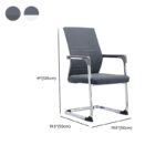 Office Visitor Waiting Chair with ergonomic design, padded seat, and backrest, offering comfort and style for professional spaces.