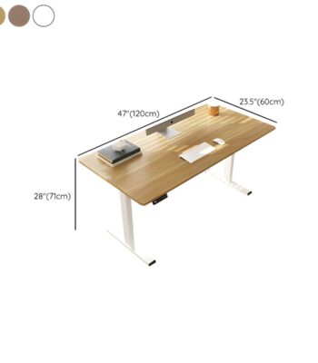 Electric Office Standing Desk with adjustable height and sleek modern design, promoting ergonomic work setup and productivity.