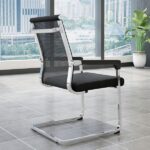 Low-Back Mesh Office Chair with breathable mesh back, adjustable height, and ergonomic design for improved comfort and posture.