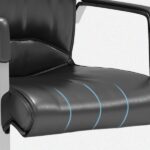 Leather Mid-Back Conference Chair with adjustable armrests and sleek design, perfect for office meetings and professional settings.