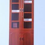 Elegant 2-door wooden cabinet with a sturdy design and spacious storage, perfect for organizing essentials in living rooms, bedrooms, offices, and hallways.