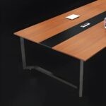 240cm Office Boardroom Table with sleek design and spacious surface, ideal for executive meetings and corporate environments.