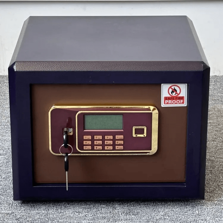 fireproof safe box Fireproof safe box with a durable steel body, secure locking system, and fire-resistant protection for documents, cash, and valuables.