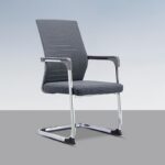 Office Visitor Waiting Chair with ergonomic design, padded seat, and backrest, offering comfort and style for professional spaces.