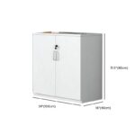 White Storage Office Cupboard - Image 5