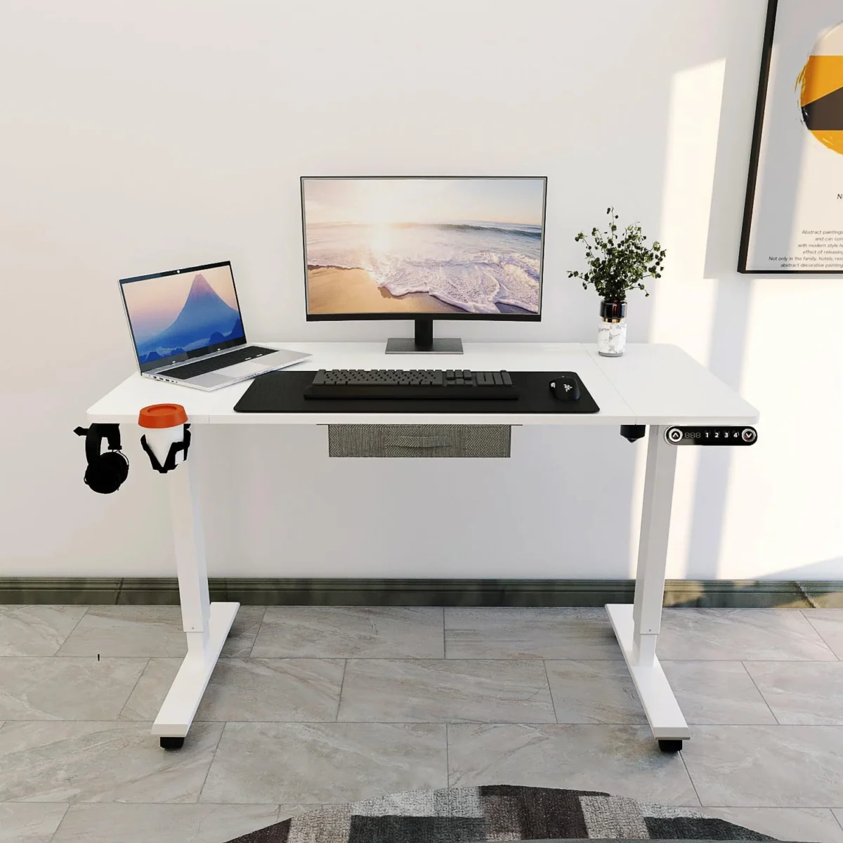 Computer Table Height Meter Height Adjustable Table – 1.4m - Tamco - Furniture Shop in Kenya