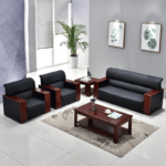 5-Seater PU Leather Executive Office Sofa - Image 7