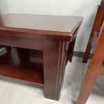 Mahogany Square Coffee Table - Image 5