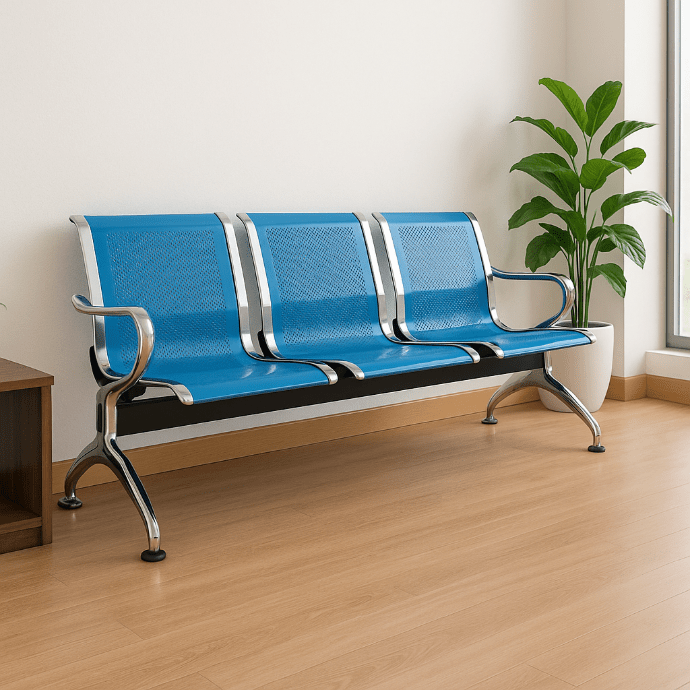 reception bench office bench, reception bench, waiting bench, office waiting bench, reception waiting bench, metallic office bench, steel waiting bench, 2-seater office bench, 3-seater office bench, 4-seater office bench, 5-seater office bench, modern office bench, contemporary office bench, heavy duty office bench, durable waiting bench, hospital waiting bench, clinic waiting bench, bank waiting bench, airport waiting bench, office seating bench, public seating bench, office furniture bench, commercial waiting bench, corporate office bench, office lounge bench, reception seating bench, office bench with backrest, office bench without backrest, office bench with armrest, office bench without armrest, office bench with cushioned seats, office bench with metal frame, office bench with chrome finish, office bench with powder coating, office bench for reception area, office bench for waiting area, office bench for office lobby, office bench for corridor, office bench for public use, office bench for office interior, office bench for business, office bench for commercial use, office bench for hospitals, office bench for schools, office bench for banks, office bench for offices, office bench for waiting room, office bench for guests, office bench for clients, office bench for visitors, office bench for lobby seating, office bench for queue area ffice bench with ergonomic design, office bench with comfortable seating, office bench with strong frame, office bench with high durability, office bench with stylish design, office bench with modern look, office bench for long-term use, office bench for heavy traffic areas, office bench for indoor use, office bench for outdoor use, office bench with anti-rust coating, office bench with stainless steel finish, office bench for professional spaces, office bench for corporate offices, office bench for startups, office bench for SMEs, office bench for public institutions, office bench online shopping