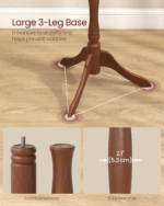 Mahogany Office Coat Hanger - Image 11