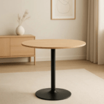 Round Wooden Coffee Table for Living Room Round Wooden Coffee Table for Living Room – Timeless Style and Everyday Functionality Bring warmth, elegance, and practicality to your home with the Round Wooden Coffee Table for Living Room. Designed to complement both modern and traditional interiors, this beautifully crafted coffee table serves as the perfect centerpiece for your living space. Whether you're entertaining guests, enjoying your morning coffee, or displaying decorative accessories, this table offers the ideal balance of style and functionality. Its round shape creates a welcoming atmosphere while making it easy to move around, making it an excellent choice for family homes, apartments, offices, lounges, and reception areas. Features Premium engineered wood or solid wood construction Elegant round tabletop design Strong and stable frame Smooth, scratch-resistant finish Spacious surface for everyday use Compact design suitable for small and large spaces Rounded edges for added safety Easy-to-clean and low-maintenance surface Durable construction for long-lasting performance Modern, Scandinavian, rustic, and contemporary style compatibility Ideal for living rooms, apartments, offices, hotels, lounges, and reception areas