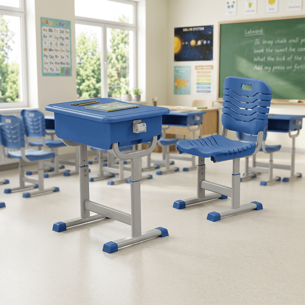 kids desk Blue Adjustable Kids Desk - Image 1