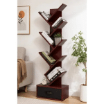 Wooden Tree -Shape Office Bookshelf - Image 2