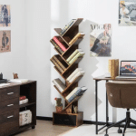 Wooden Tree -Shape Office Bookshelf - Image 8