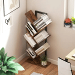 Wooden Tree -Shape Office Bookshelf - Image 9