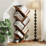 Wooden Tree -Shape Office Bookshelf - Image 10