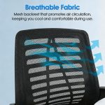 Mid-Back Swivel Mesh Office Chair - Image 6